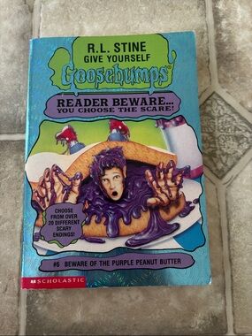Goosebumps Reader Beware #6 - Beware of the Purple Peanut Butter TRUE 1st Print